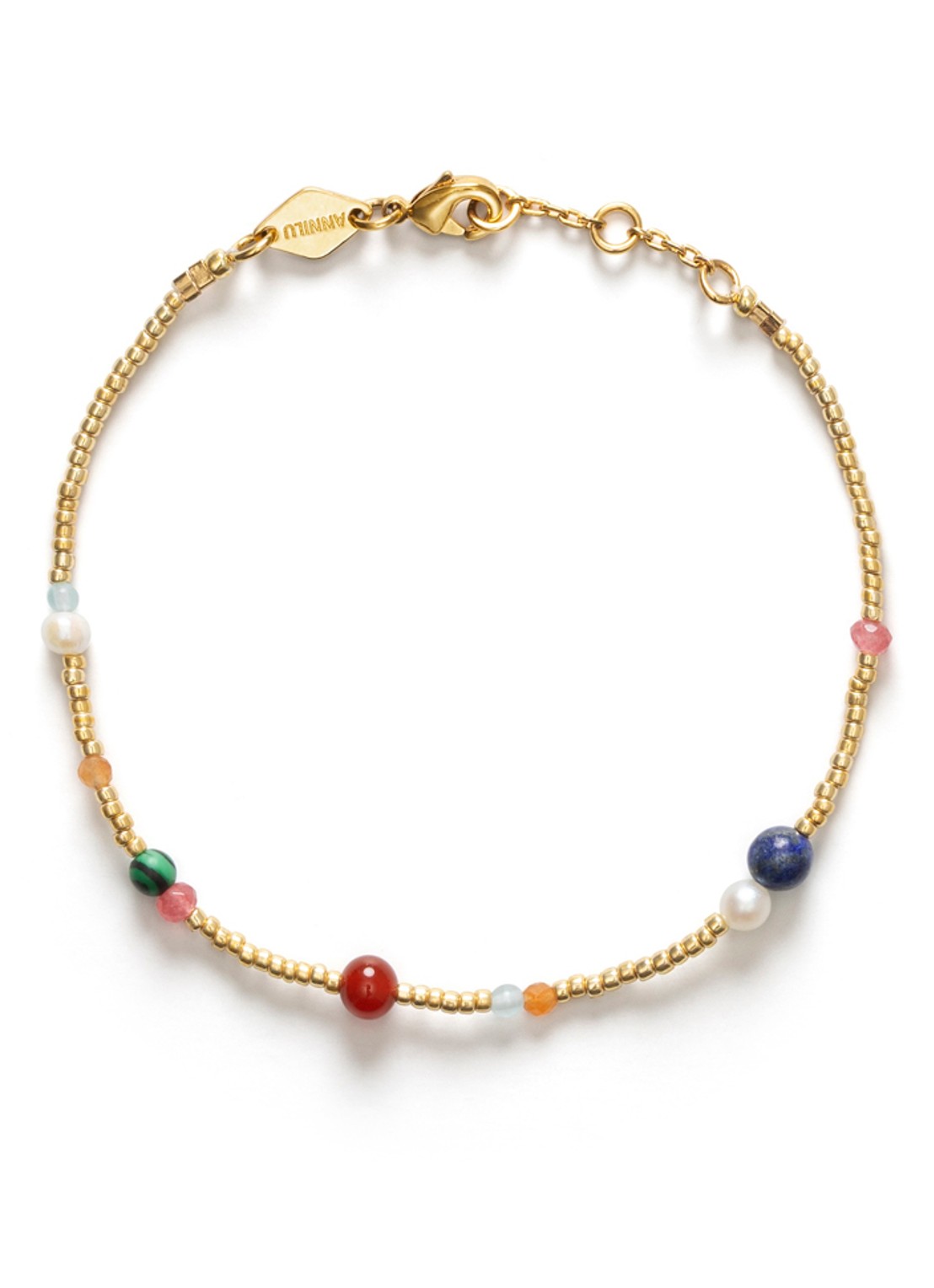 ANNI LU Splash d'Or armband verguld - voorkant goud