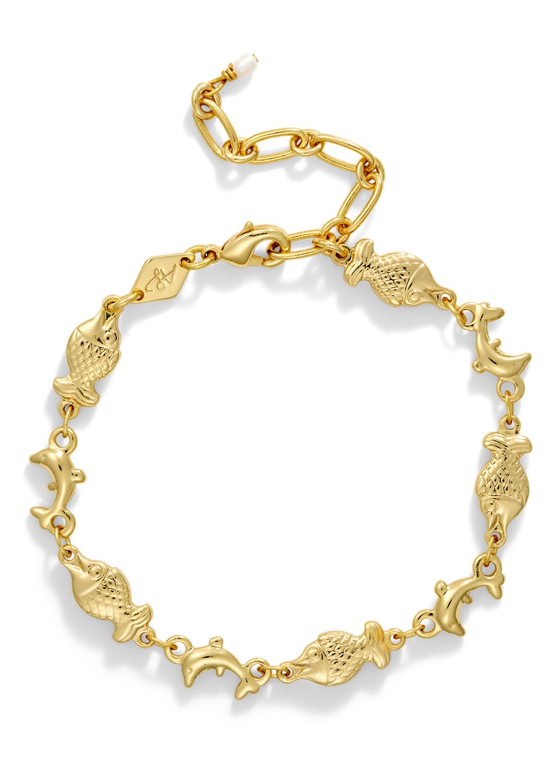 ANNI LU Summerstuff armband verguld  - voorkant 2 goud