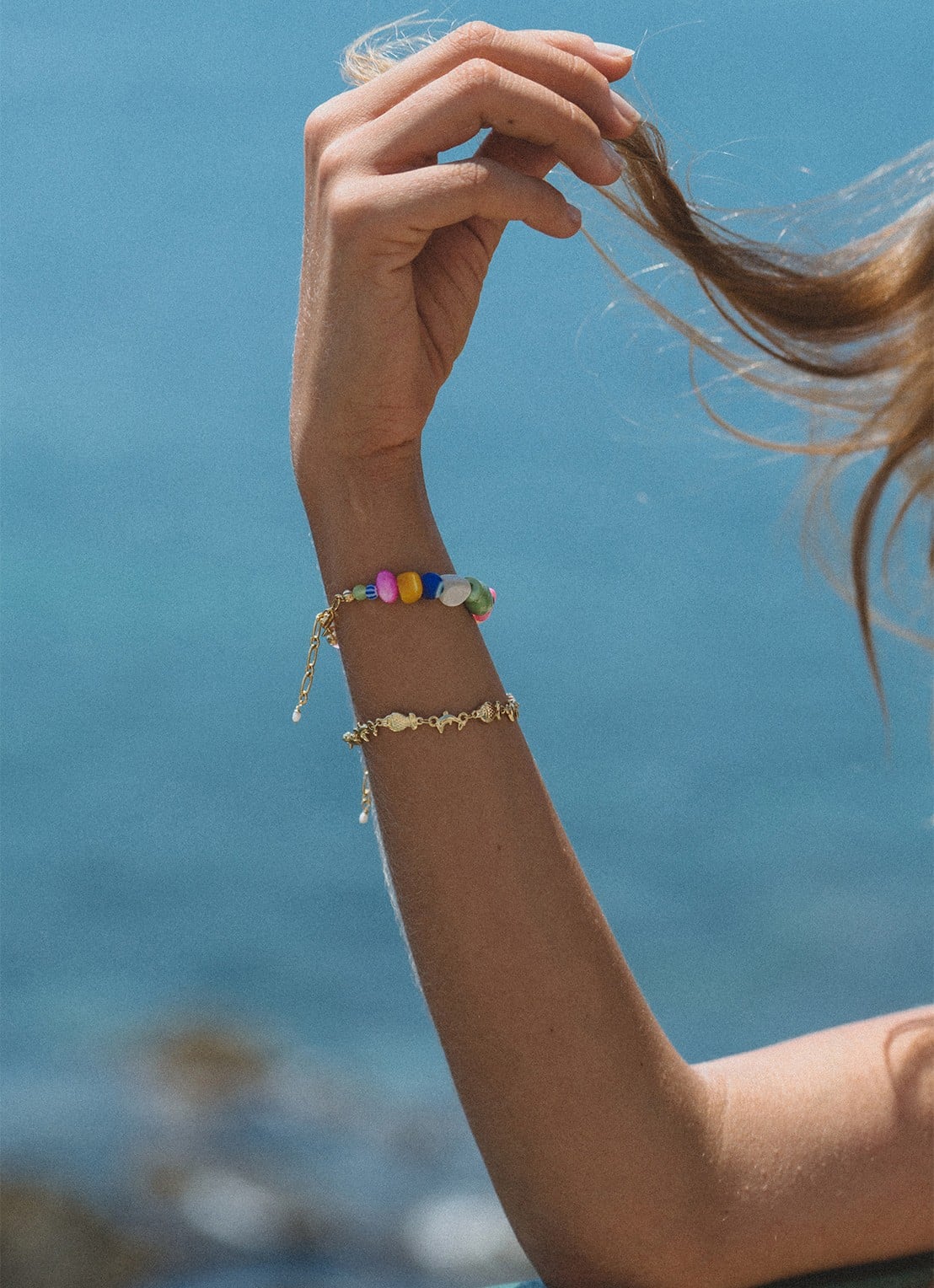 ANNI LU Summerstuff armband verguld  - voorkant 3 goud
