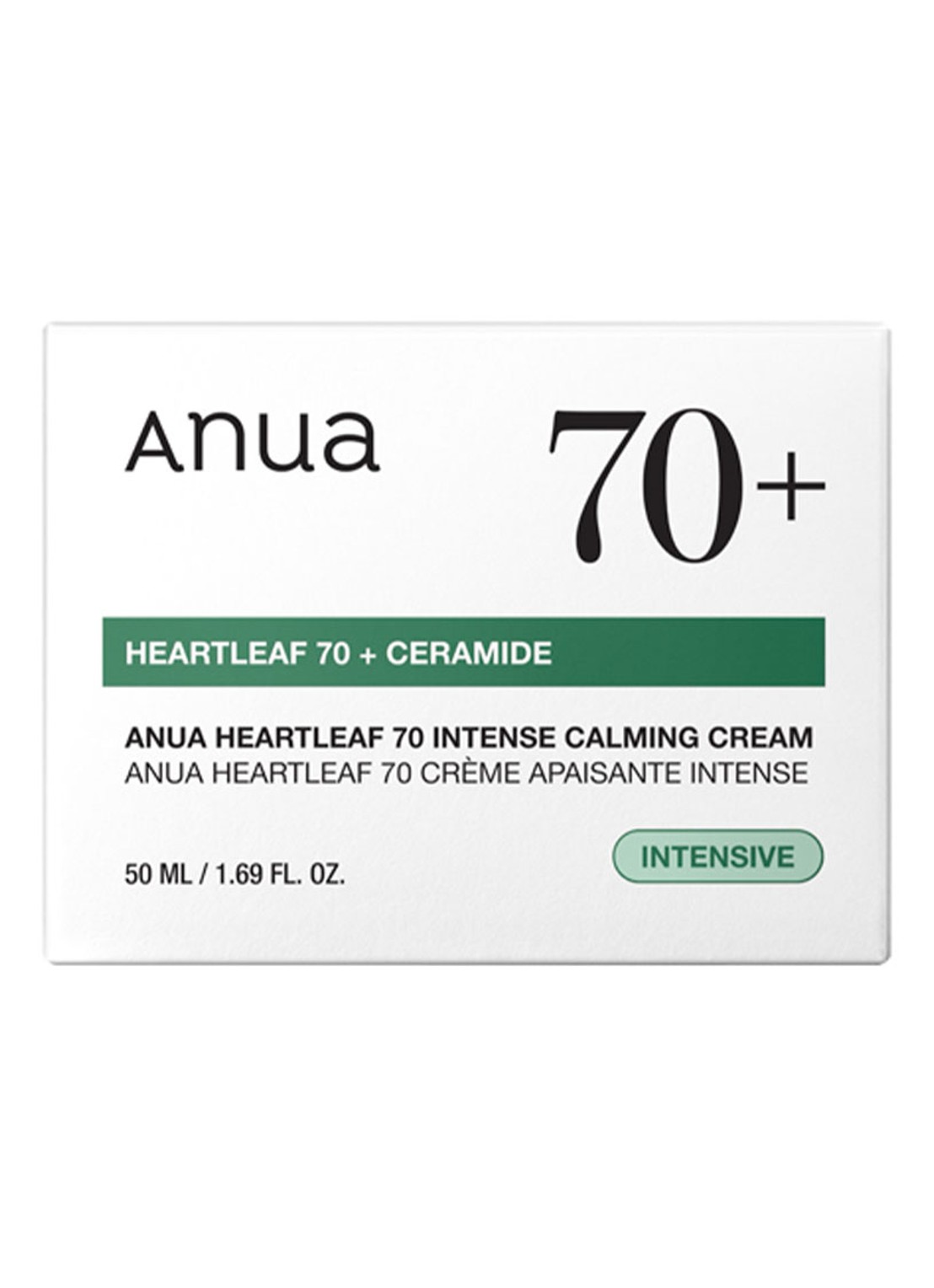 Anua Heartleaf 70% Intense Calming Cream - dag- en nachtcrème  - voorkant 3 undefined