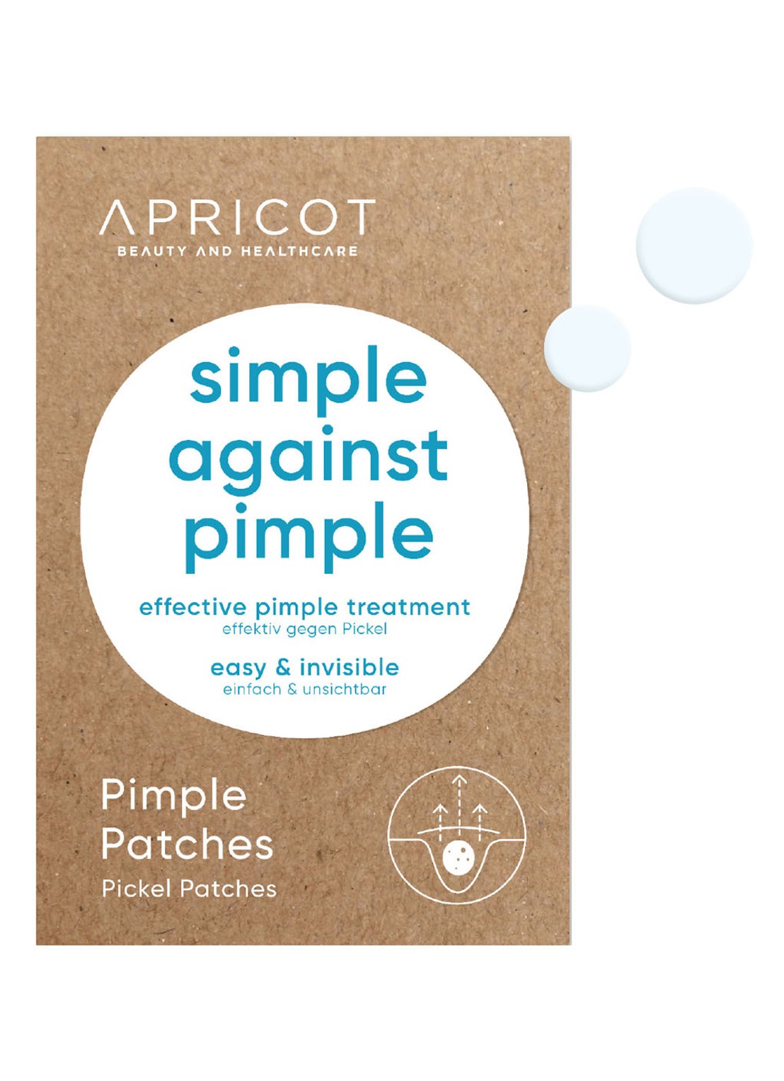 Apricot Pimple Patches - acné spot treatment - voorkant undefined