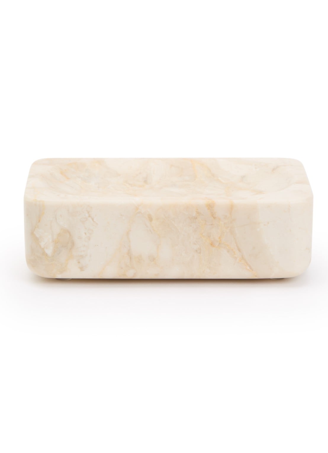 Aquanova Blake zeepbakje 10 cm - voorkant beige