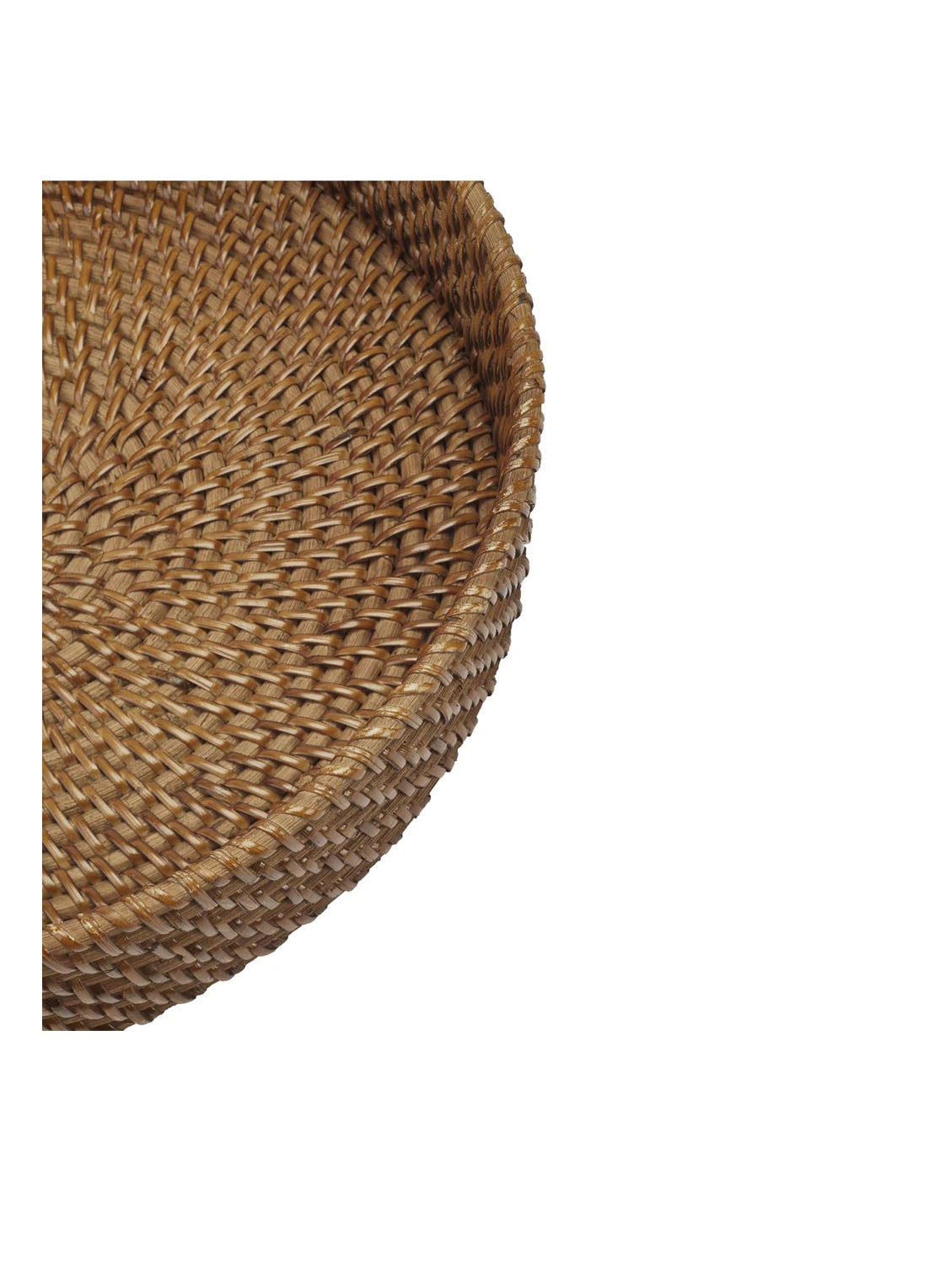Aquanova Cino mand van rotan 30 cm - voorkant 2 bruin