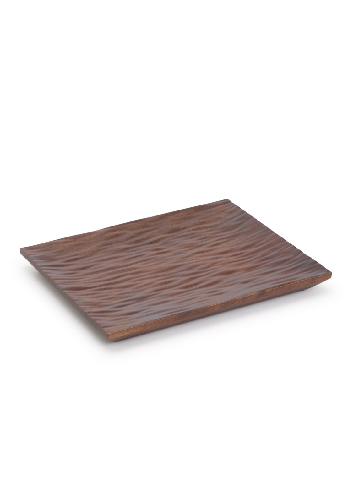 Aquanova Ebony opbergschaal 25 cm - voorkant donkerbruin