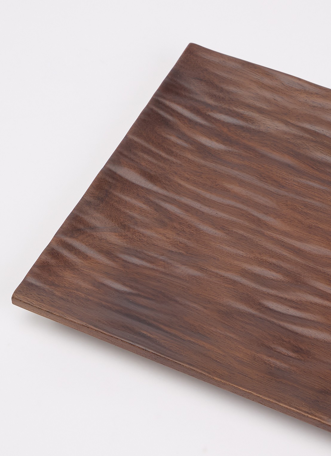 Aquanova Ebony opbergschaal 25 cm - voorkant 2 donkerbruin
