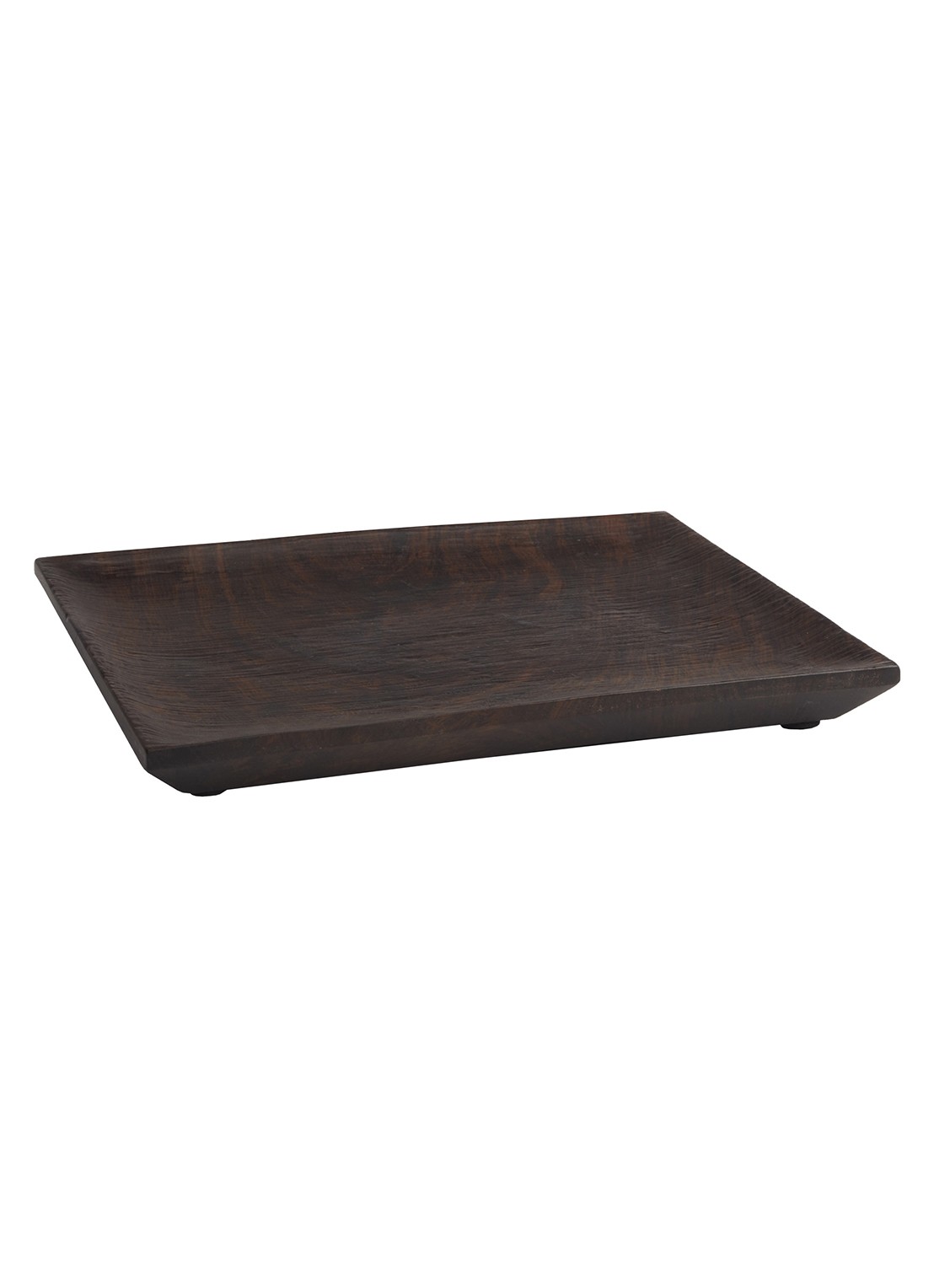 Aquanova Ebony tray van hout - voorkant donkerbruin