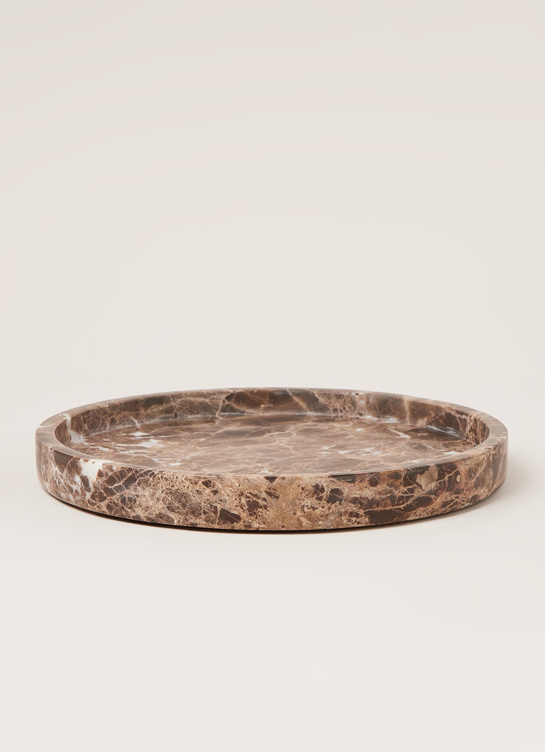 Aquanova Hammam opbergschaal 30 cm - voorkant 3 donkerbruin