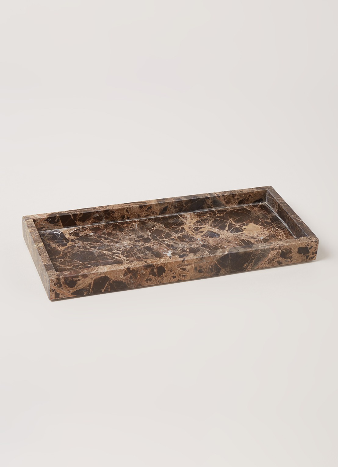 Aquanova Hammam schaal 35 cm - voorkant donkerbruin