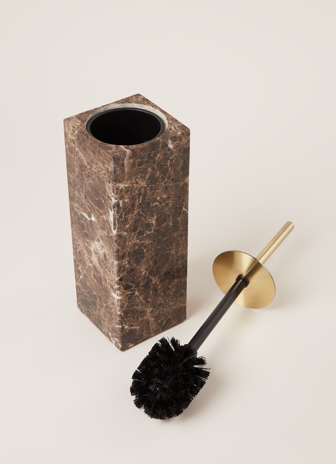 Aquanova Hammam toiletborstel met houder - detail 3 donkerbruin