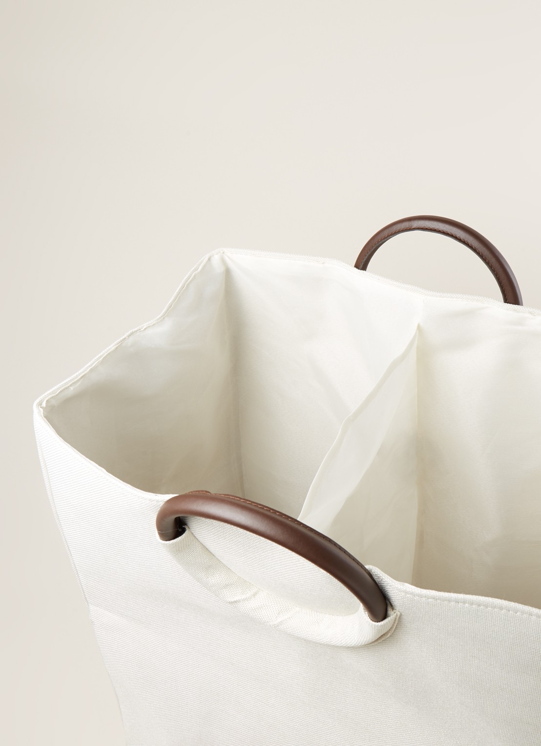 Aquanova Jada wasmand 48 cm - detail ivoor