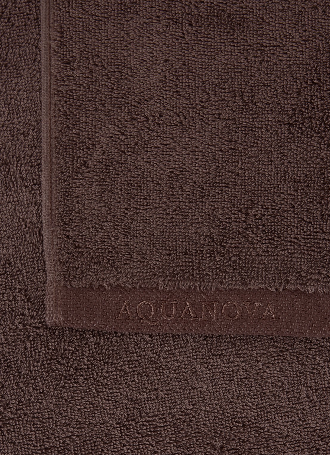 Aquanova London badhanddoek - 600 gr/m² - 55 x 100 cm - detail 3 bruin