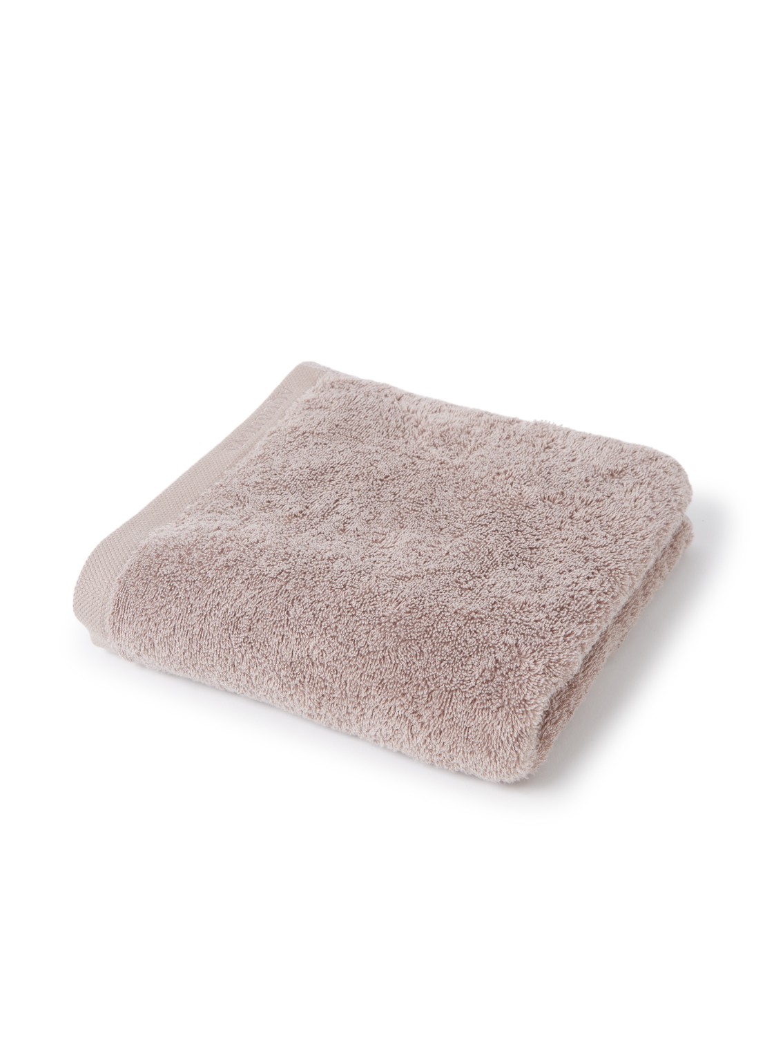 Aquanova London badhanddoek - 600 gr/m² - 55 x 100 cm - voorkant 2 zand
