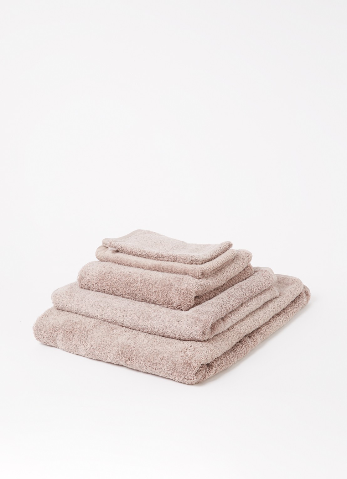 Aquanova London badhanddoek - 600 gr/m² - 55 x 100 cm - voorkant 3 zand