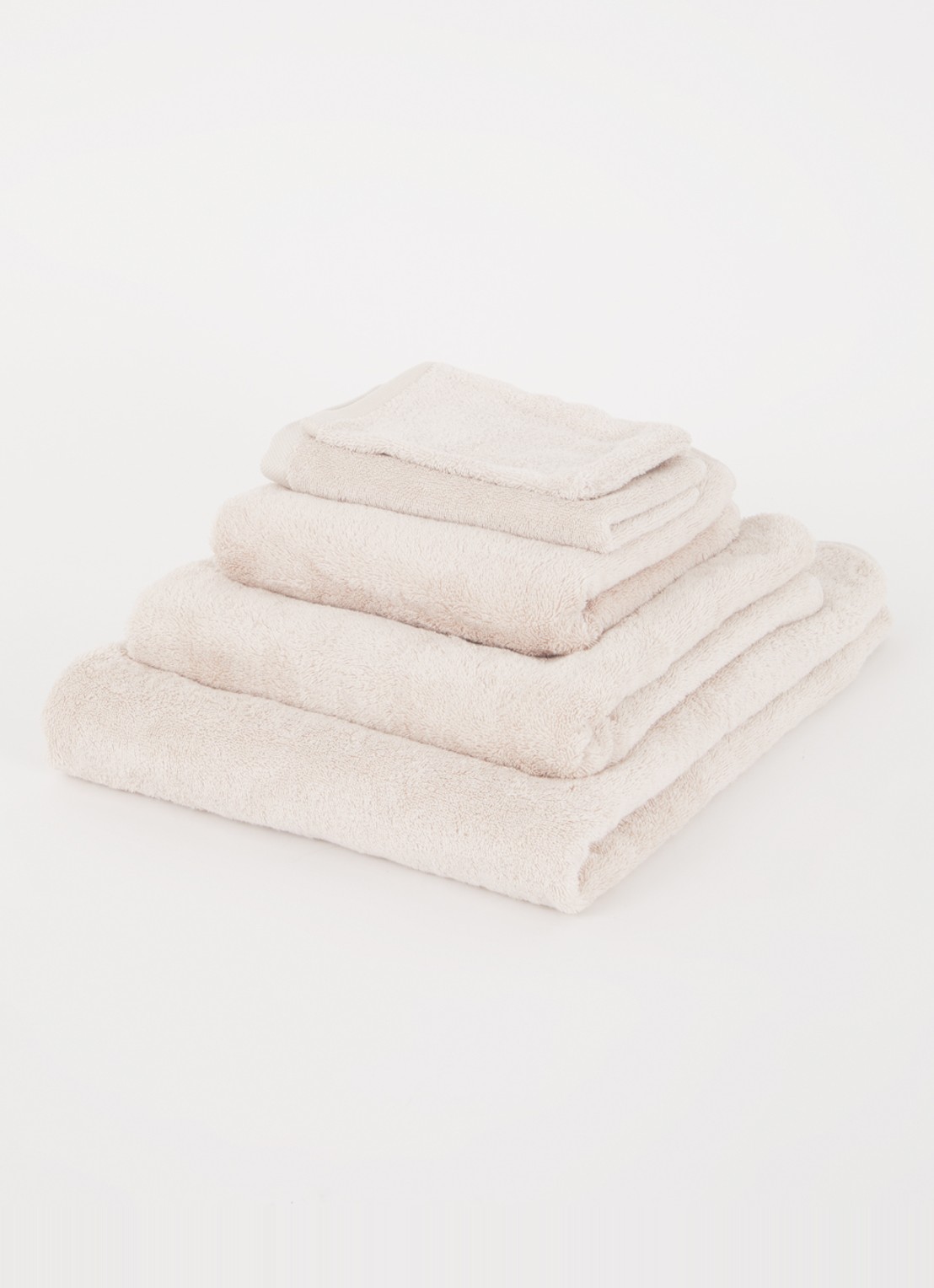 Aquanova London badhanddoek - 600 gr/m² - 55 x 100 cm - voorkant 3 beige