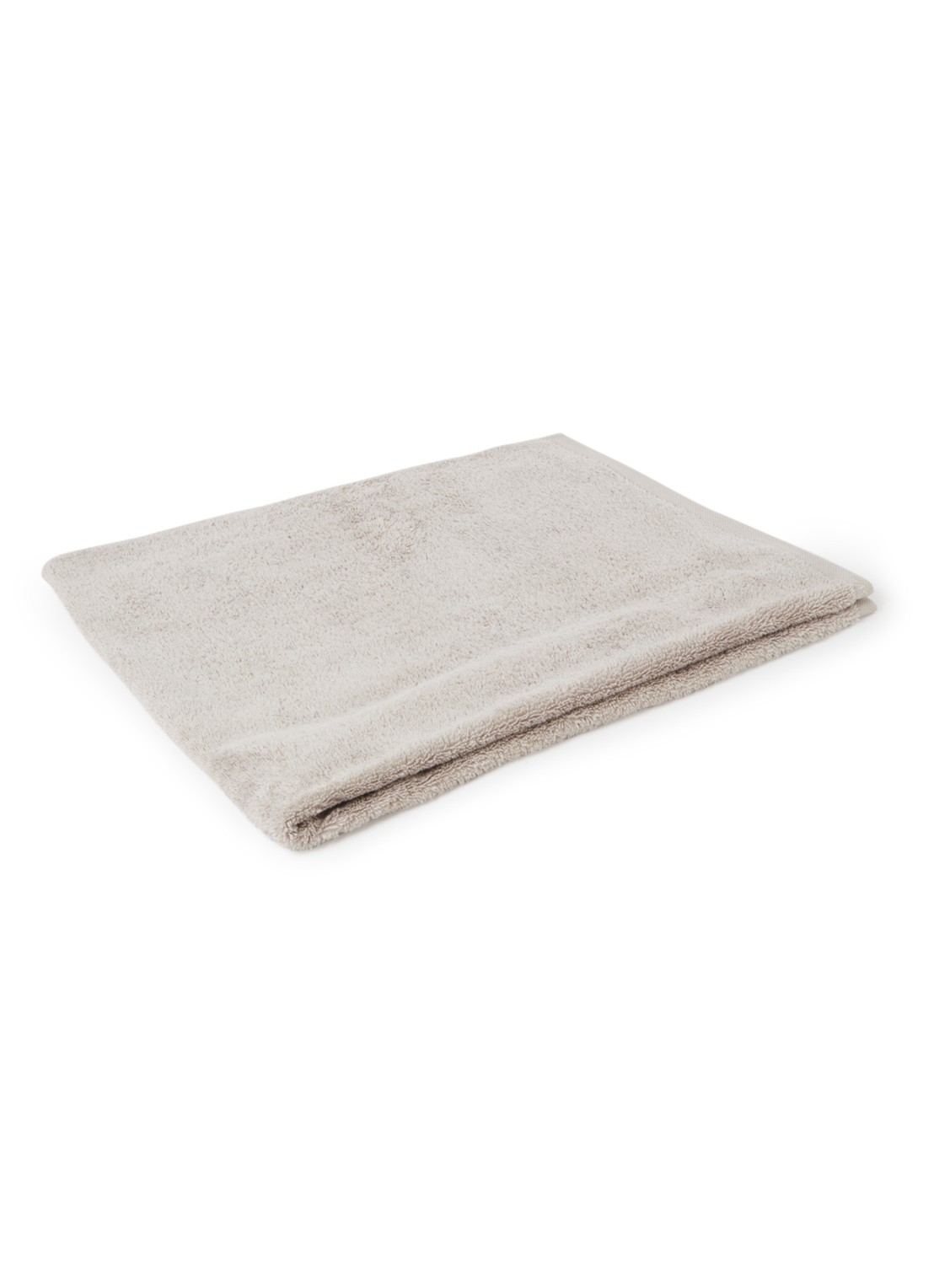 Aquanova London badhanddoek van Egyptisch katoen - 600 gr/m2 - 55 x 100 cm - voorkant beige