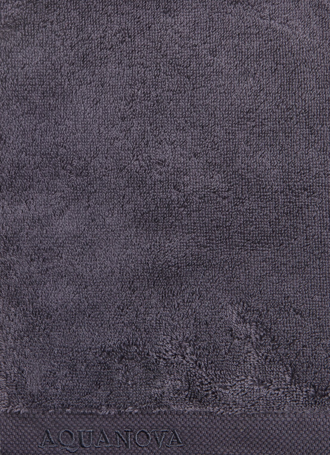 Aquanova London badlaken - 600 gr/m2 - 100 x 150 cm - detail 2 antraciet