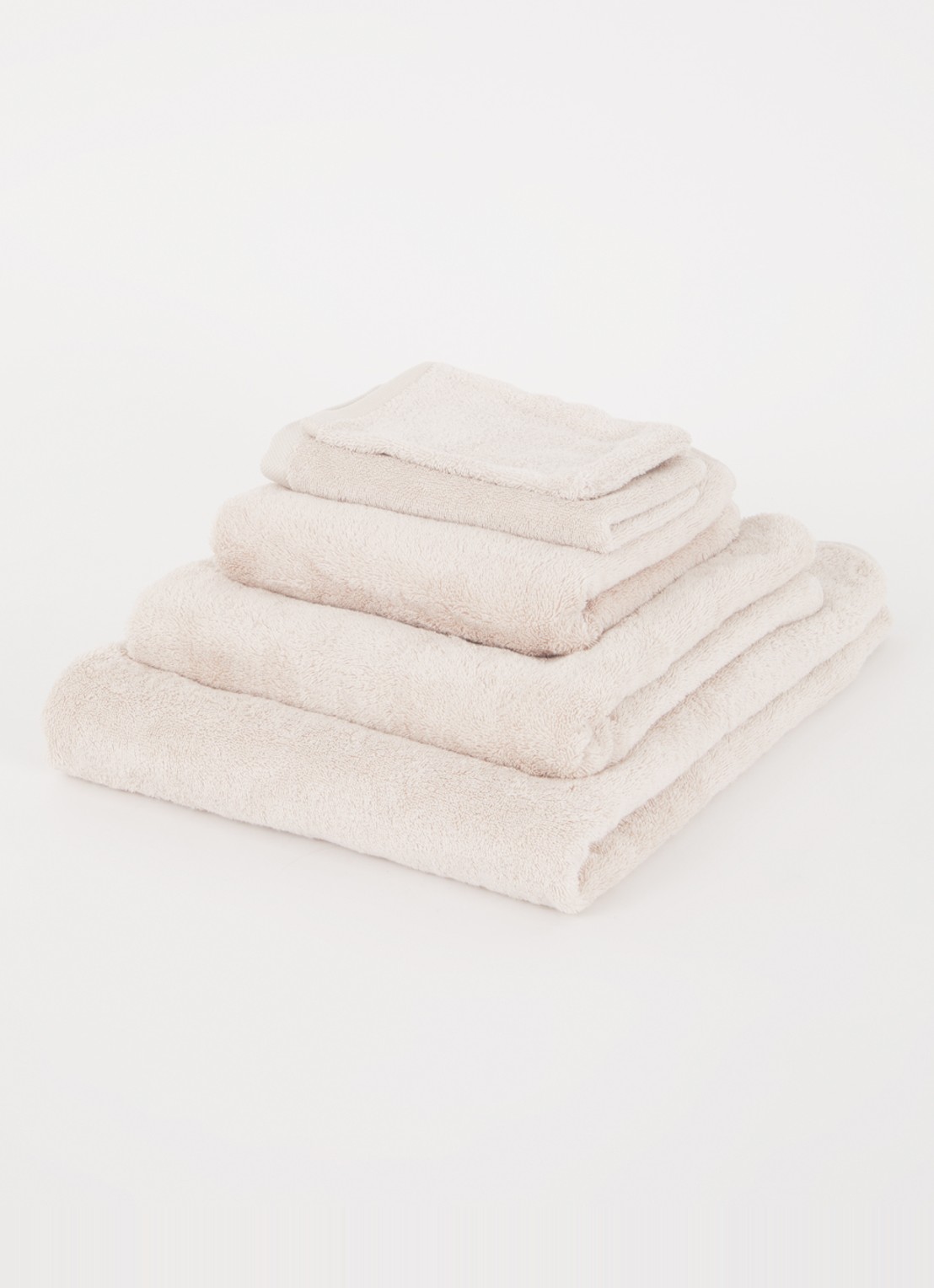 Aquanova London badlaken - 600 gr/m² - 70 x 130 cm - voorkant 2 beige
