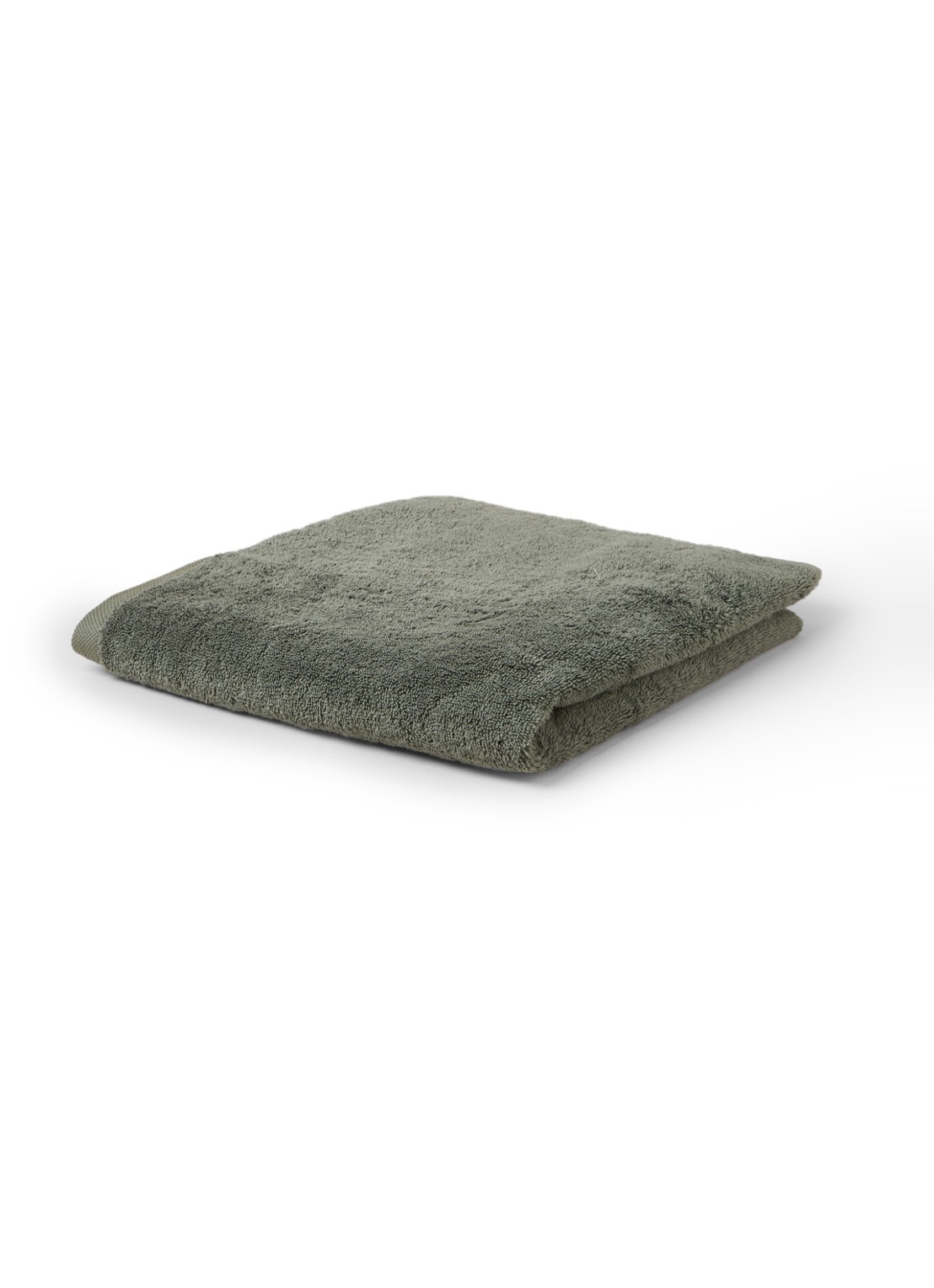 Aquanova London badlaken 70 cm x 130 cm - voorkant legergroen