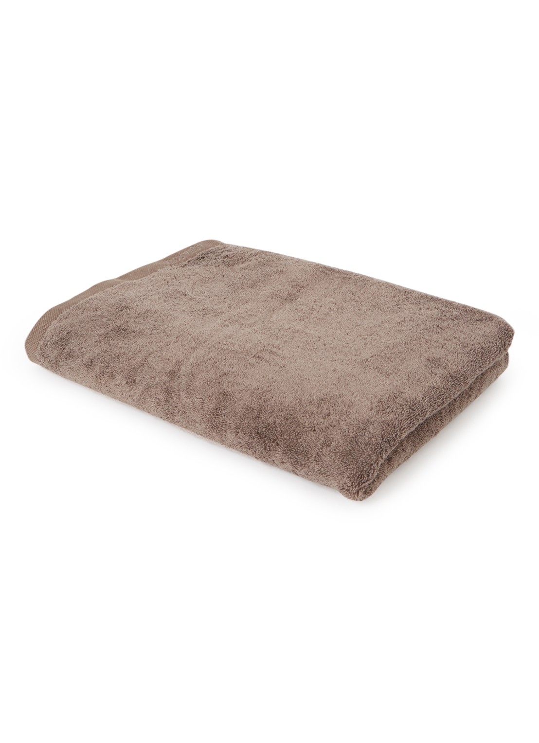 Aquanova London badlaken van Egyptisch katoen - 600 gr/m2 - 100 x 150 cm - voorkant donkerbruin