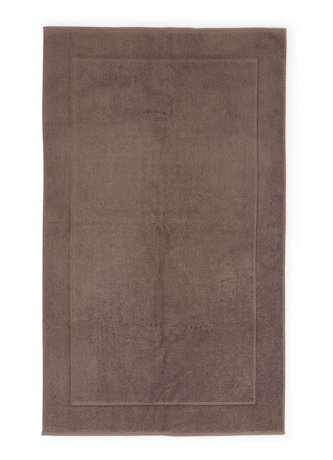 Aquanova London badmat 70 x 120 cm - voorkant donkerbruin
