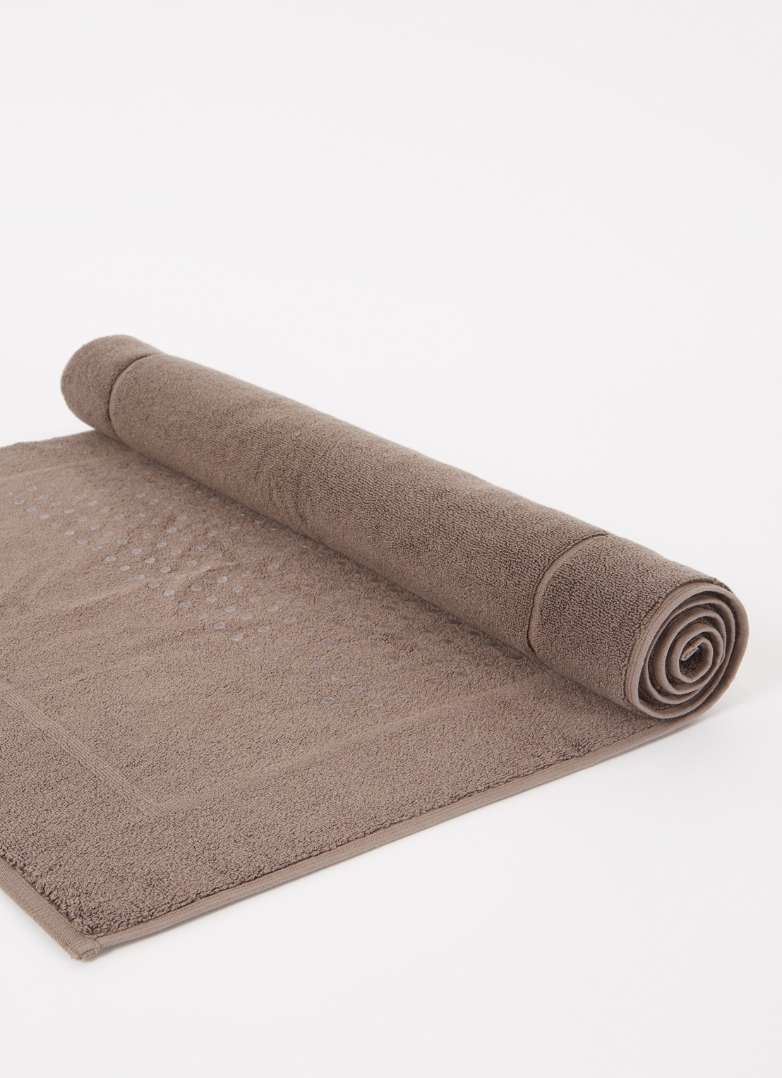 Aquanova London badmat 70 x 120 cm - voorkant 2 donkerbruin