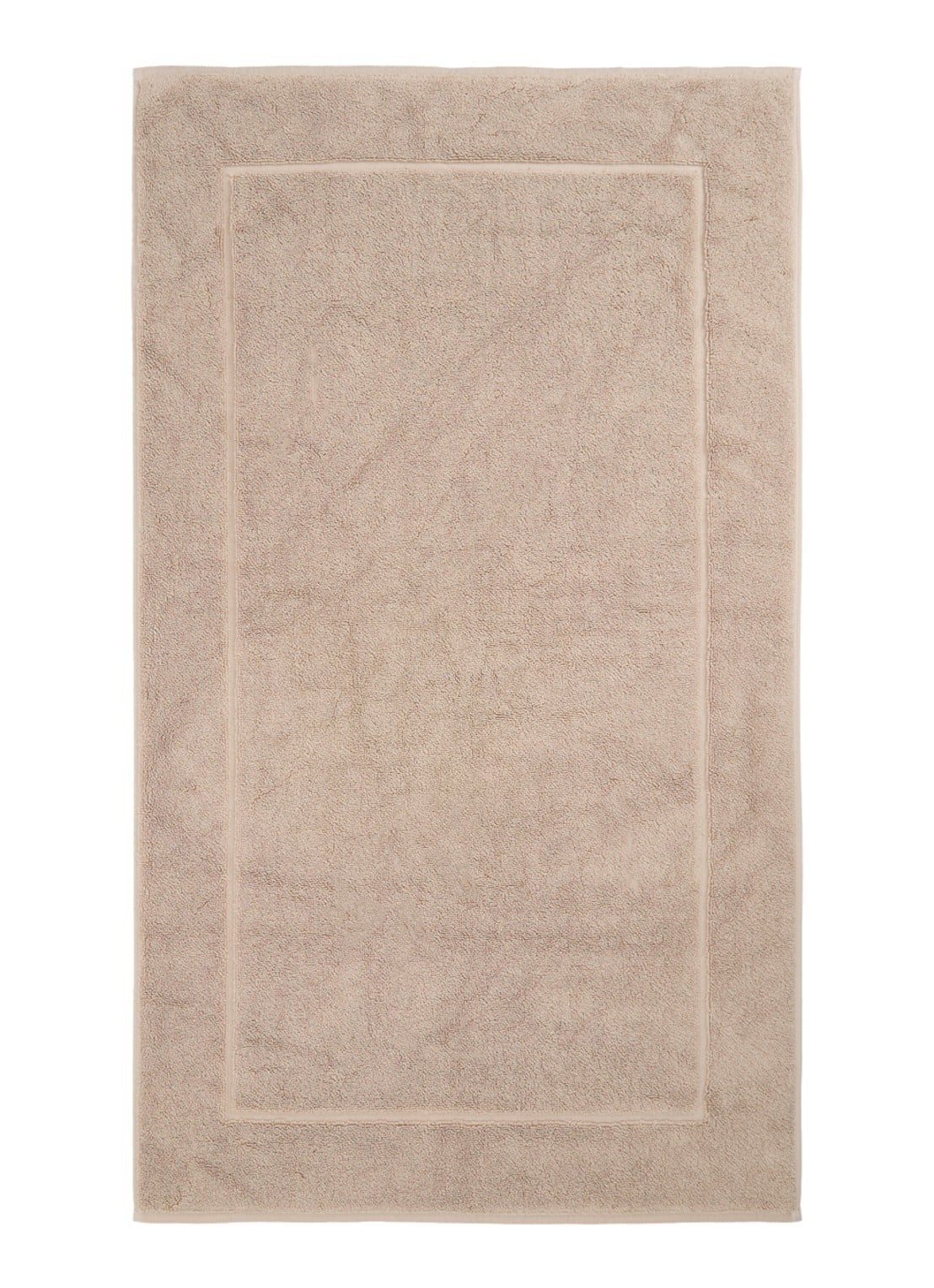 Aquanova London badmat van Egyptisch katoen - voorkant beige