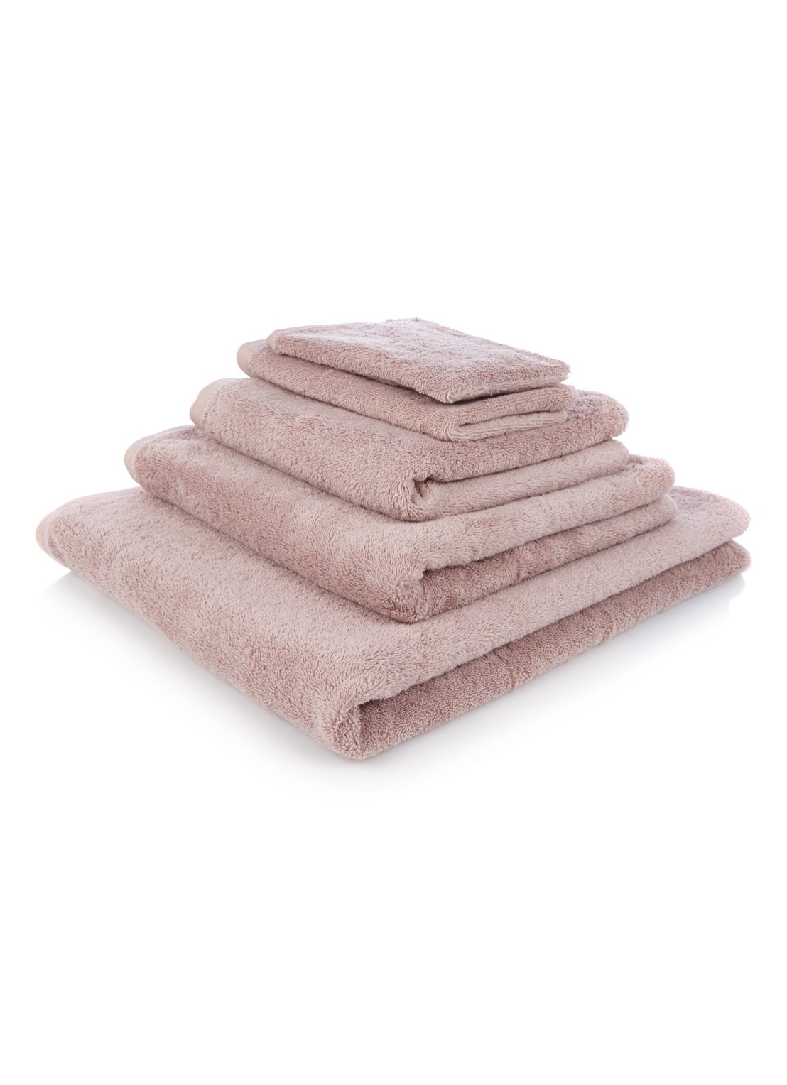 Aquanova London gastendoek 30 cm x 50 cm - voorkant 2 oudroze