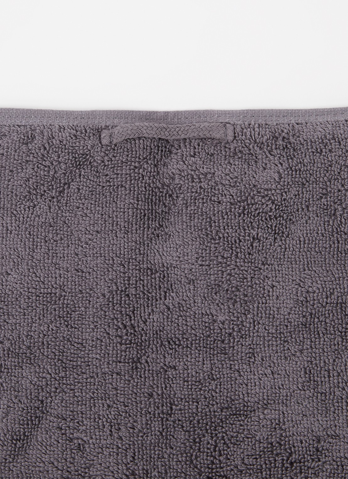 Aquanova London gastendoek 30 cm x 50 cm - detail 2 antraciet