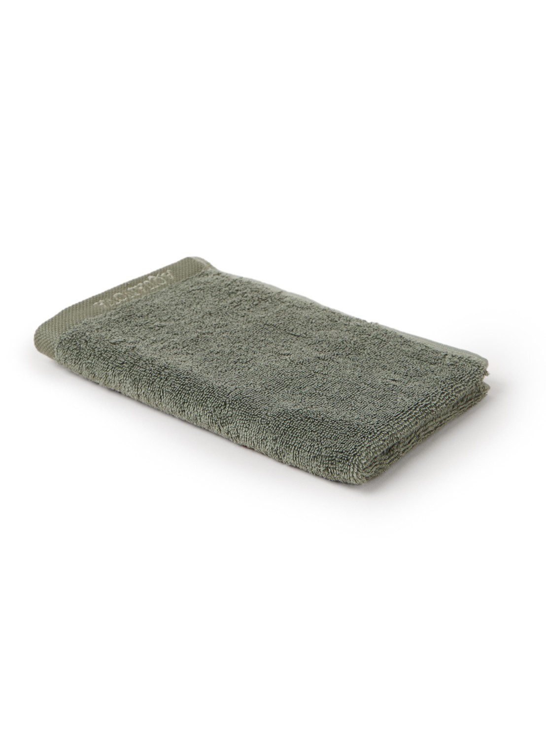 Aquanova London gastendoek 30 cm x 50 cm - voorkant legergroen