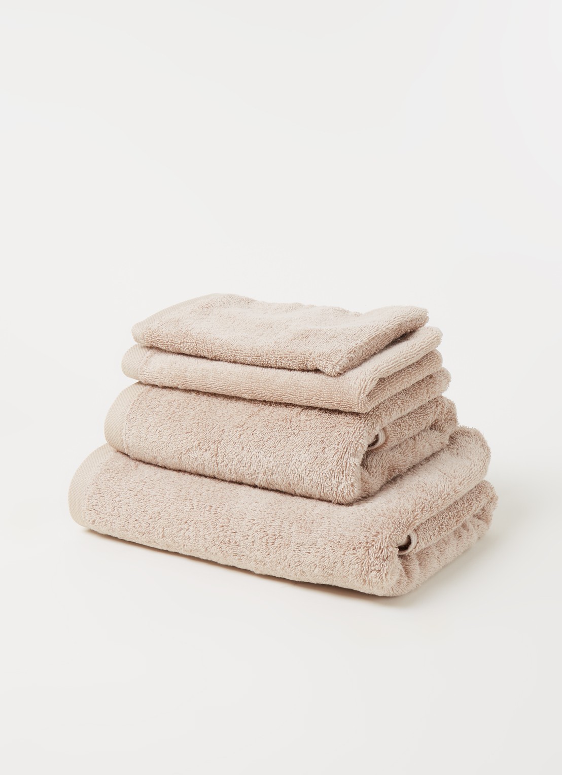 Aquanova London gastendoek - 600 gr/m² - 30 x 50 cm - voorkant 3 lichtbruin
