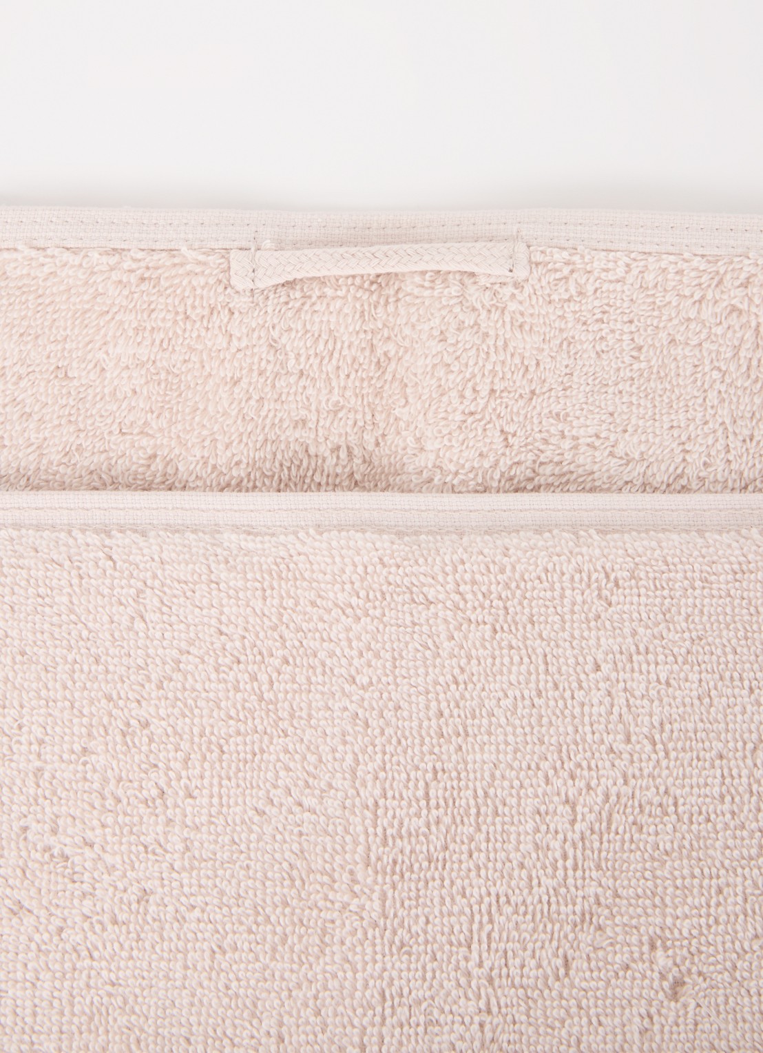Aquanova London gastendoek - 600 gr/m2 -  30 x 50 cm - detail beige