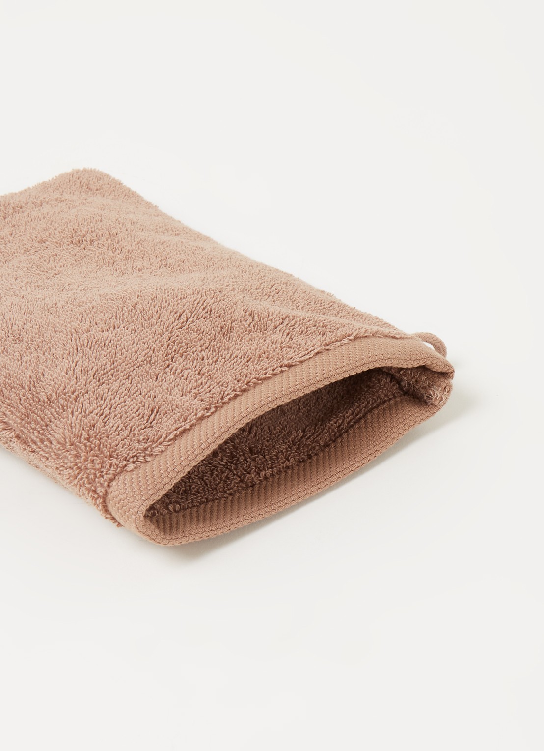 Aquanova London washand - 600 gr/m² - 16 x 22 cm - detail camel
