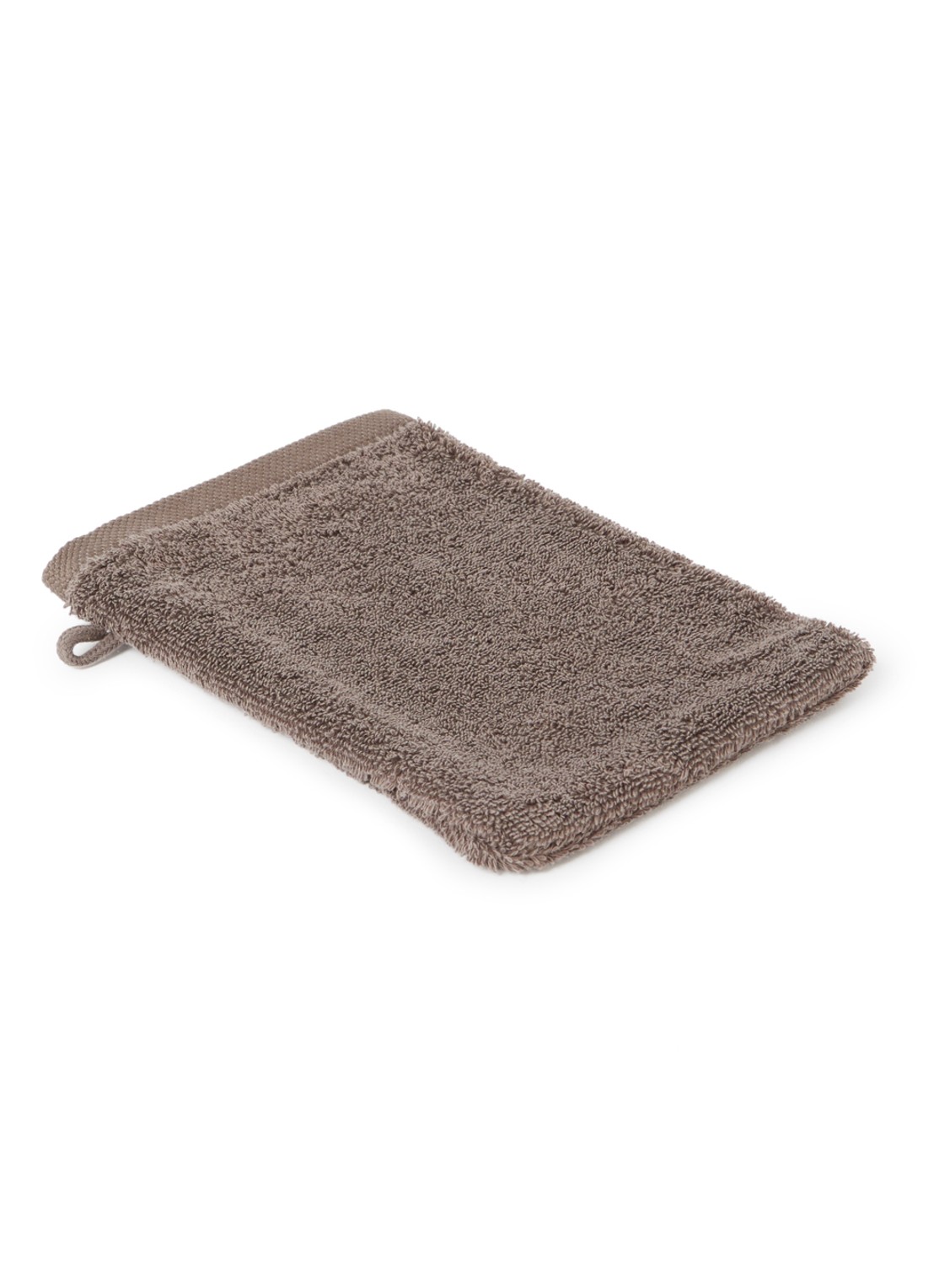 Aquanova London washand - 600 gr/m² - 16 x 22 cm - voorkant 2 donkerbruin