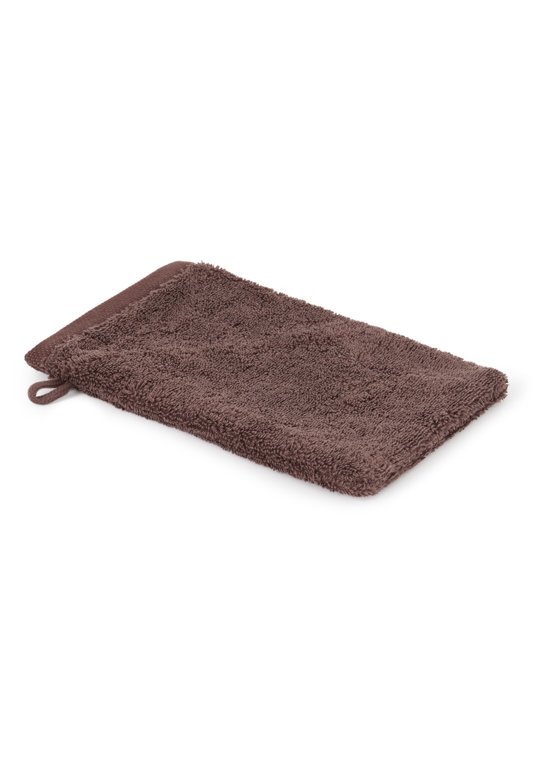 Aquanova London washand - 600 gr/m² - 16 x 22 cm - voorkant 2 bruin