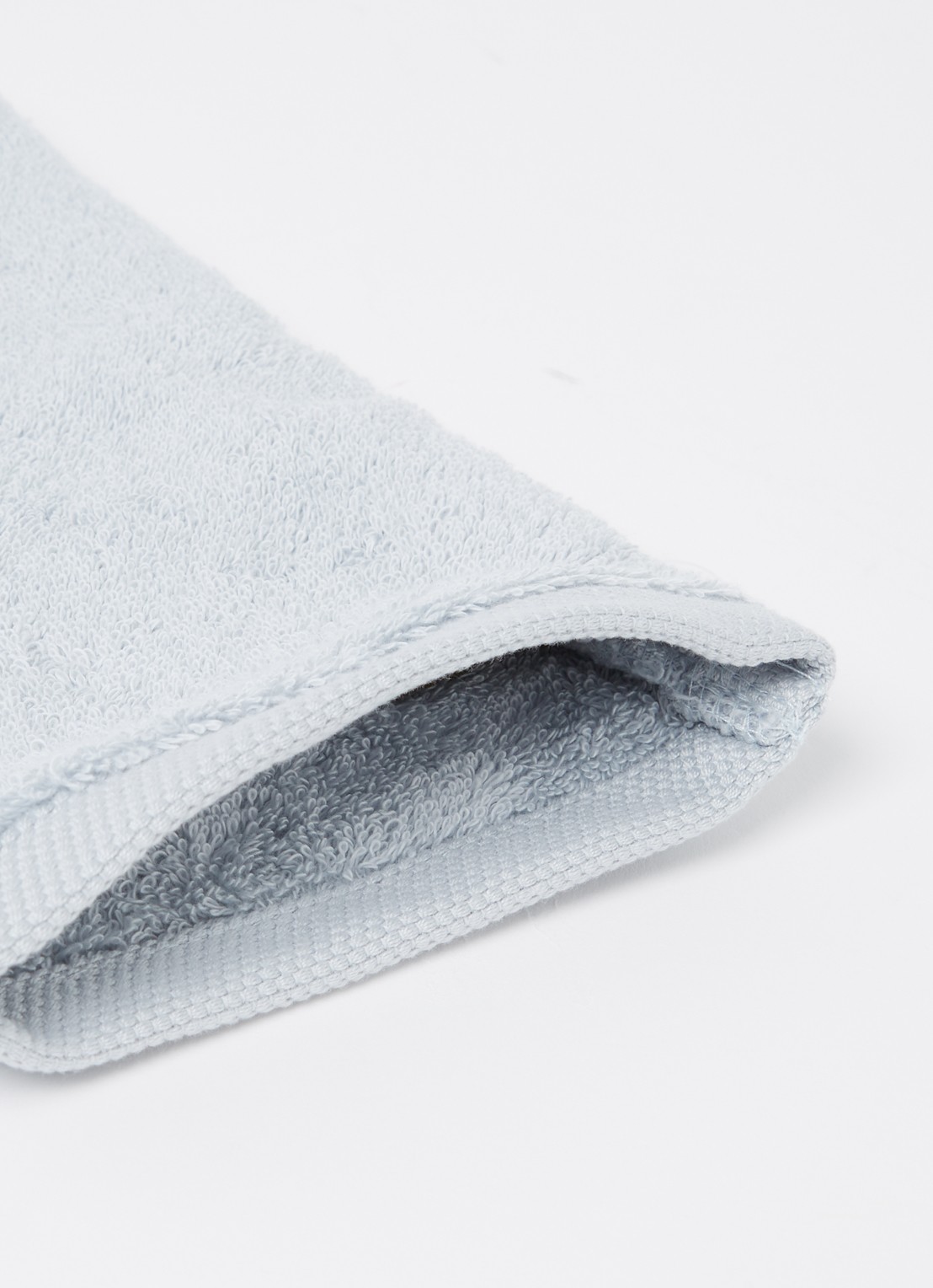 Aquanova London washand - 600 gr/m2 - 16 × 22 cm - detail 2 lichtgrijs