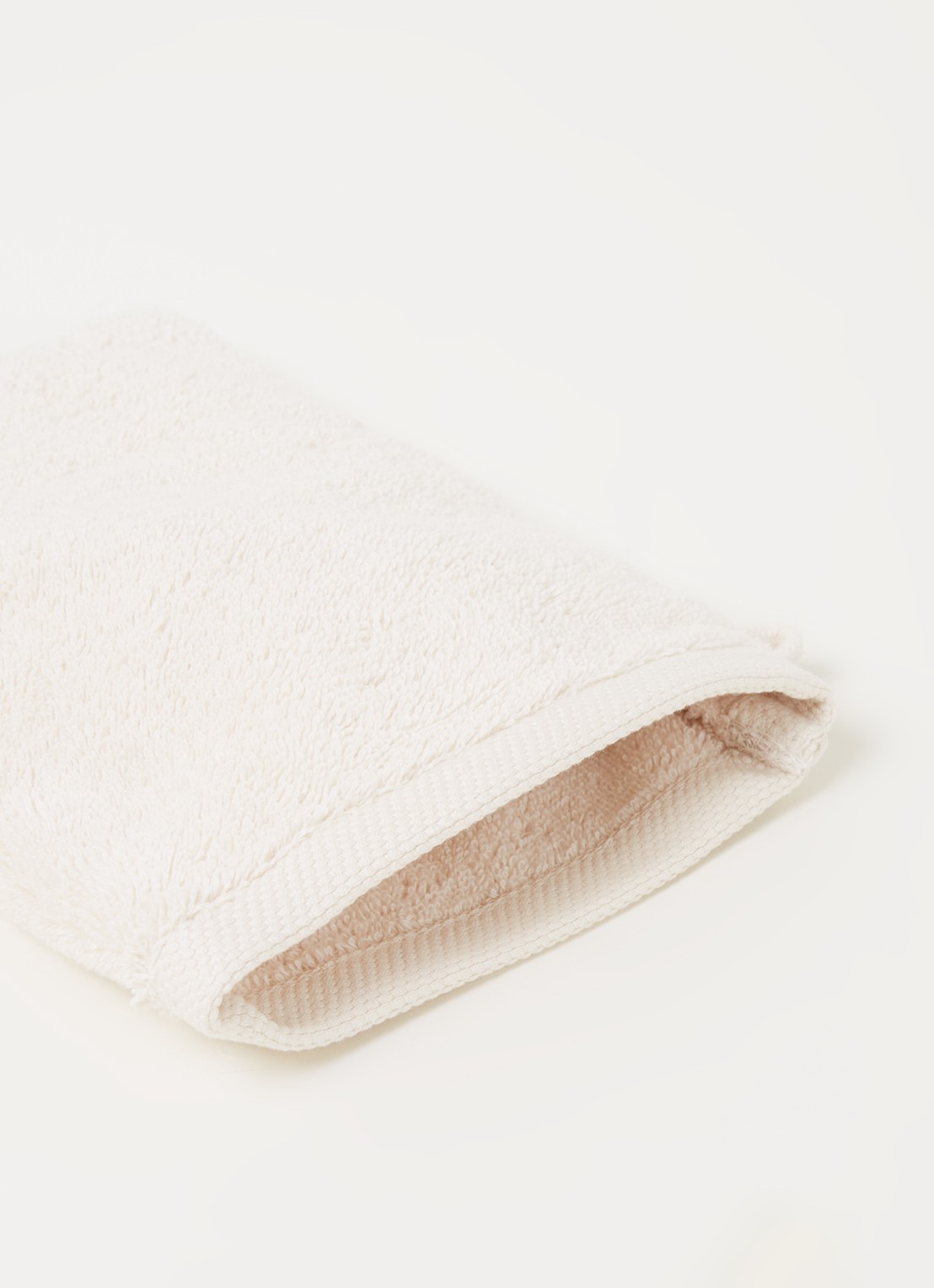 Aquanova London washand - 600 gr/m² - 16 x 22 cm - detail 3 gebroken wit