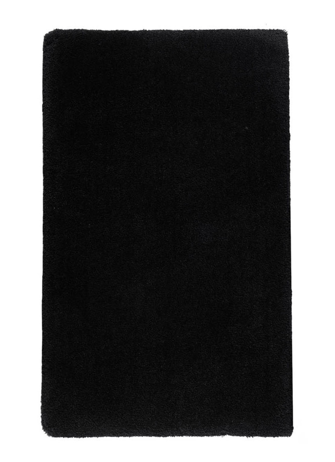 Aquanova Mauro badmat 60 x 100 cm  - voorkant diepzwart