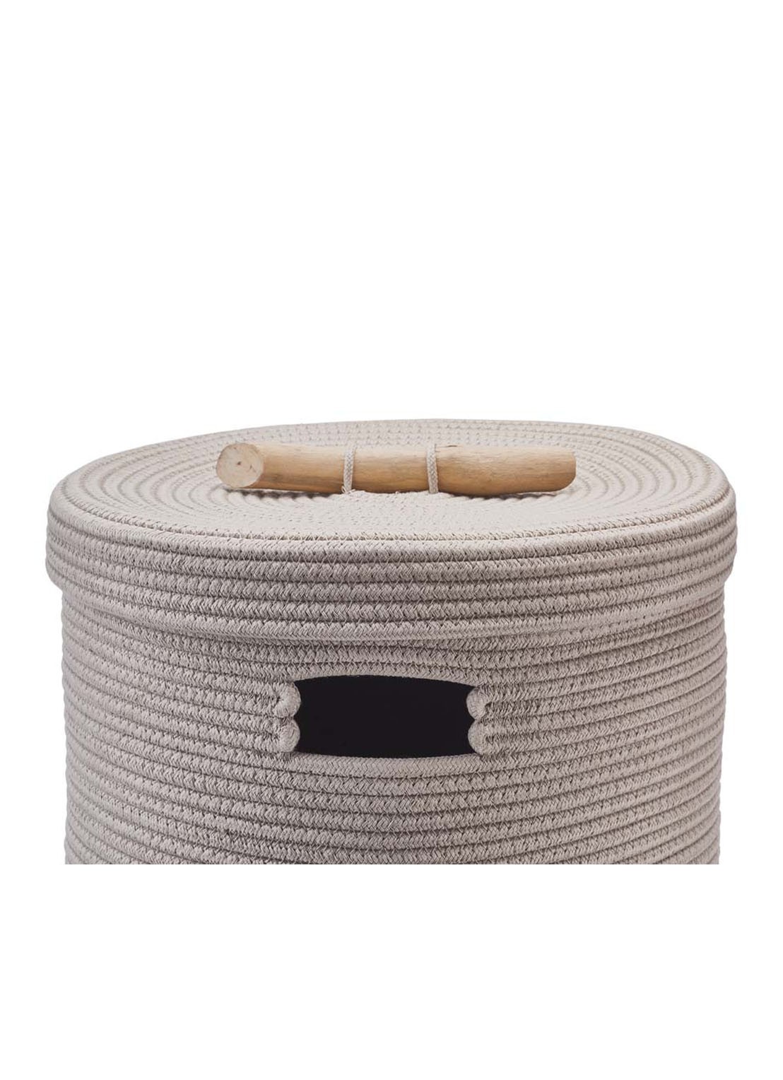 Aquanova Otis wasmand 55 cm - detail 4 lichtgrijs