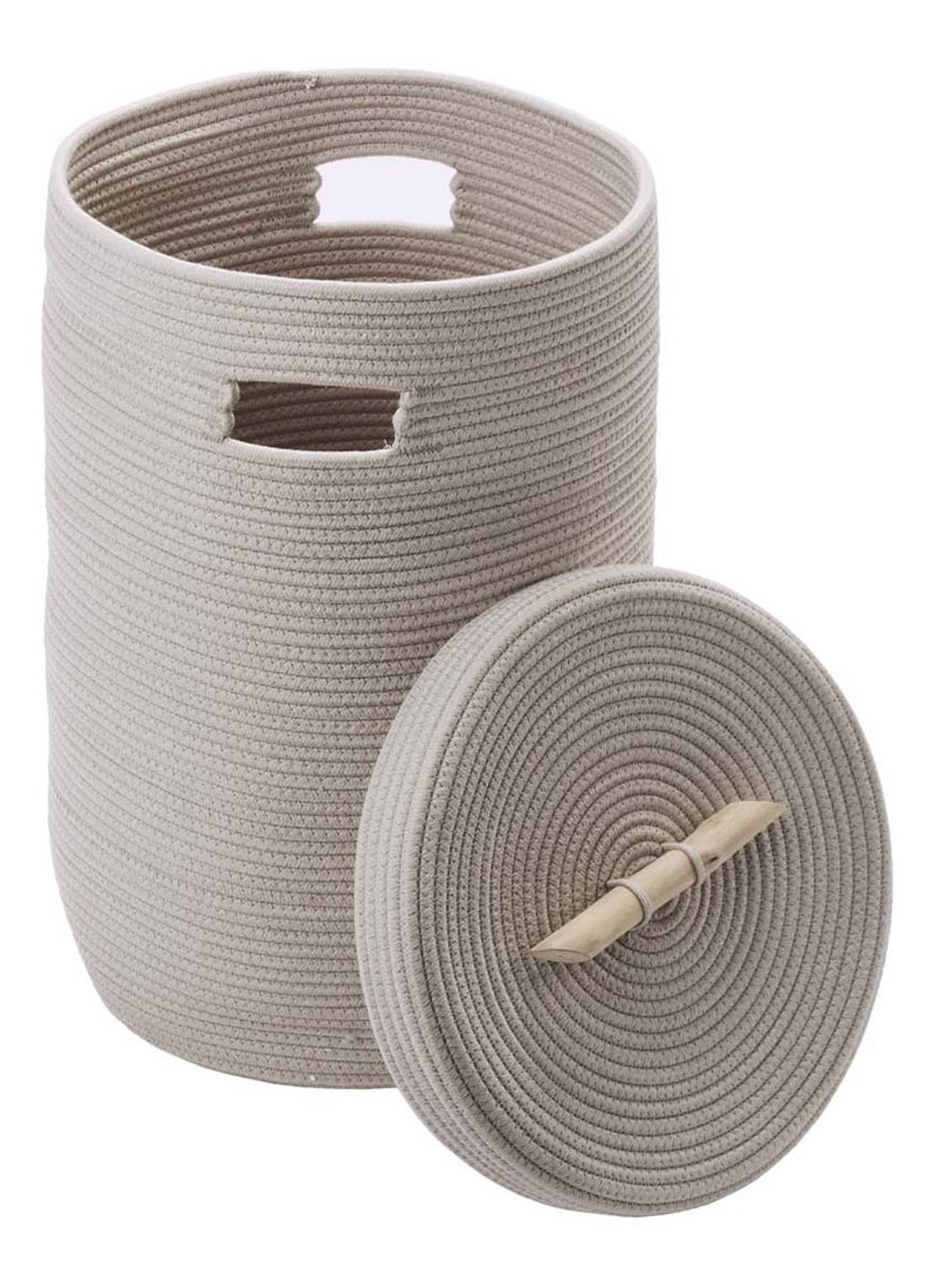 Aquanova Otis wasmand 55 cm - voorkant 2 lichtgrijs