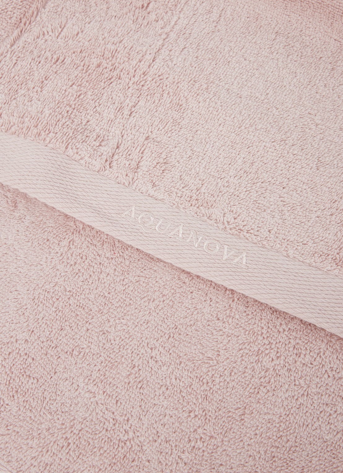 Aquanova Rio handdoek set van 4 - 500 gr/m2 - detail 2 lichtroze