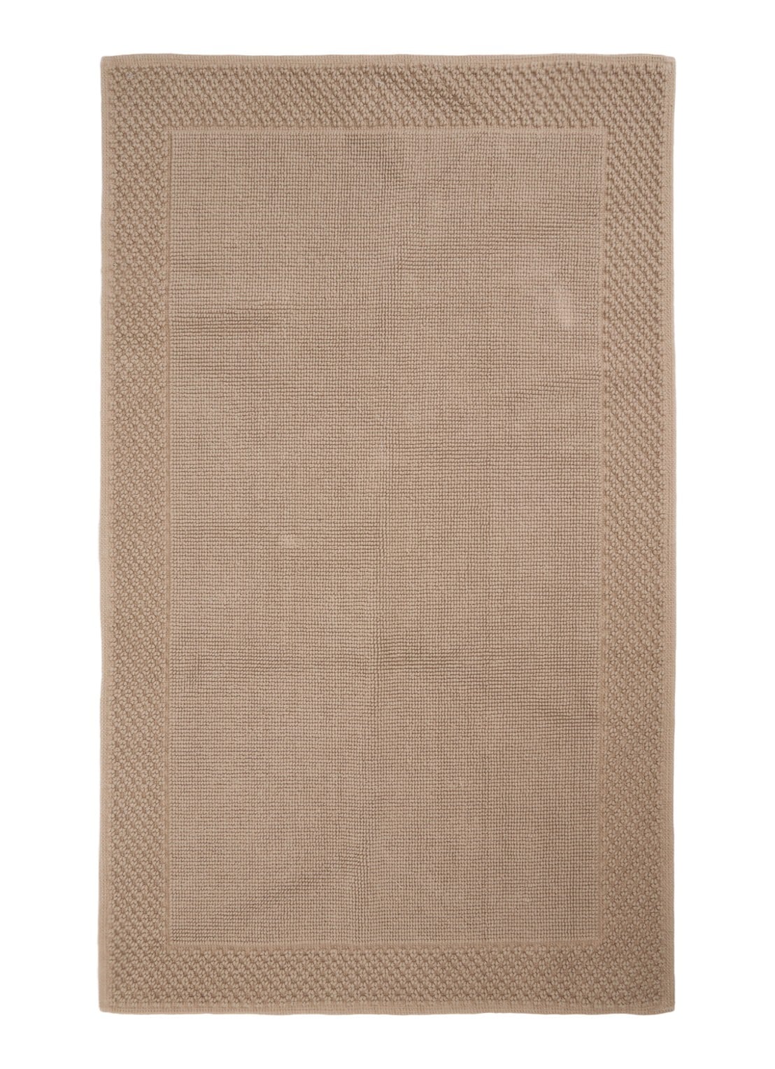 Aquanova Yuna badmat van katoen - voorkant beige