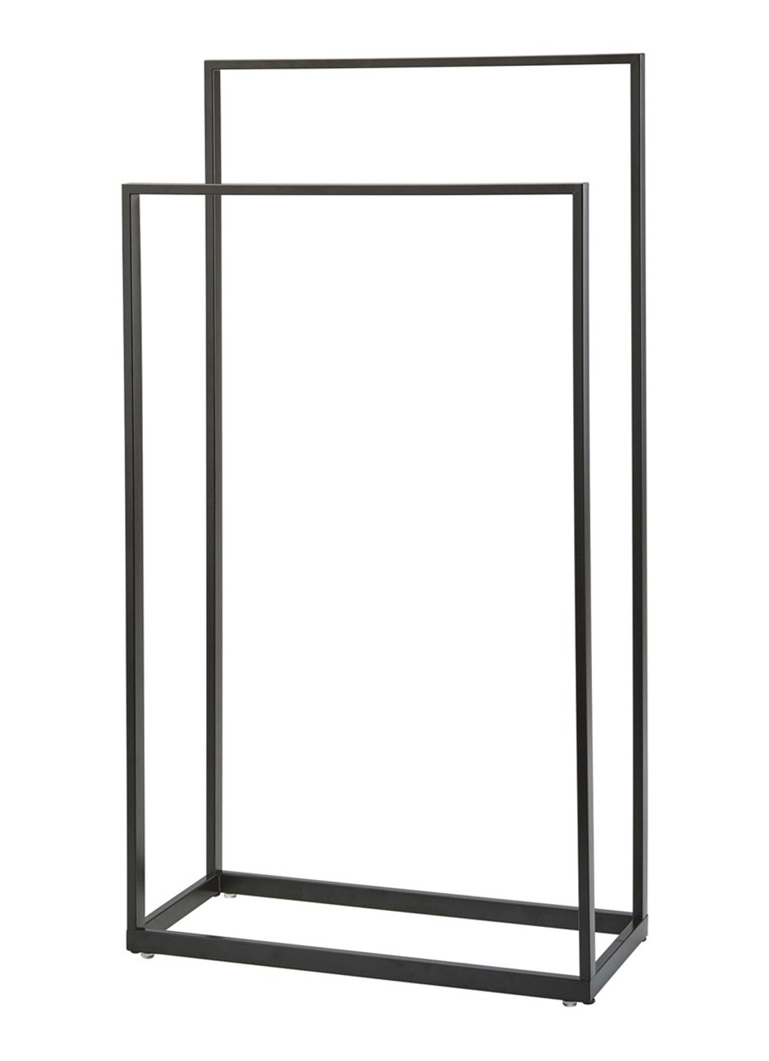 Aquanova Yuri handdoekenrek 89 cm - voorkant zwart