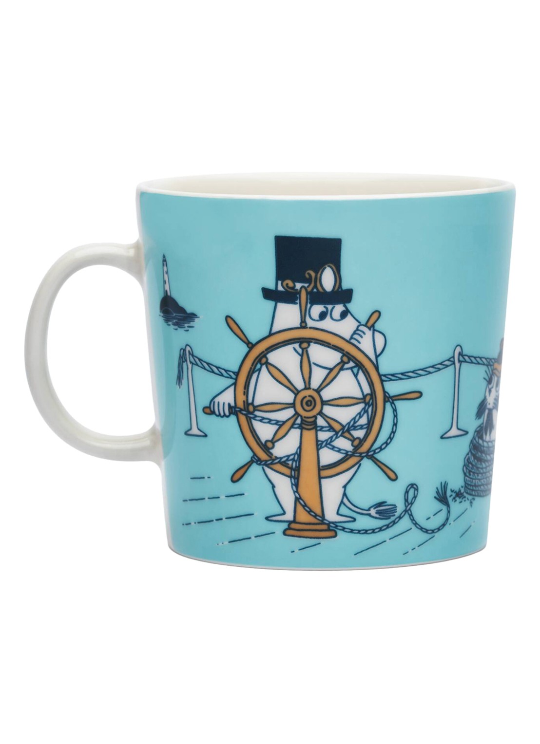 Arabia Moomin ABC C mok 40 cl - voorkant 2 blauw