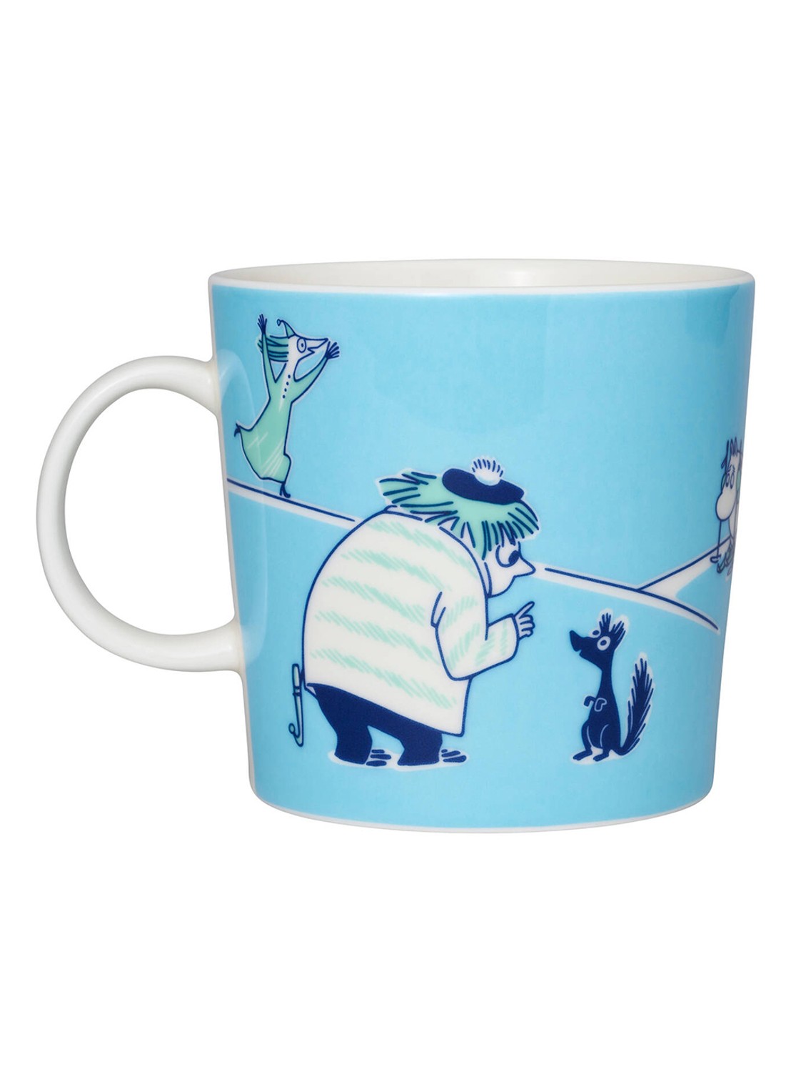 Arabia Moomin ABC F mok 40 cl - voorkant 2 blauw