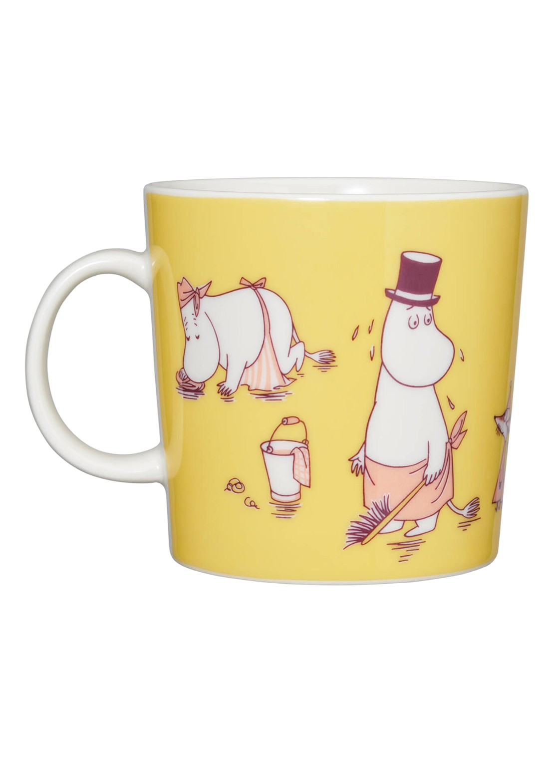 Arabia Moomin ABC R mok 40 cl - voorkant 2 geel
