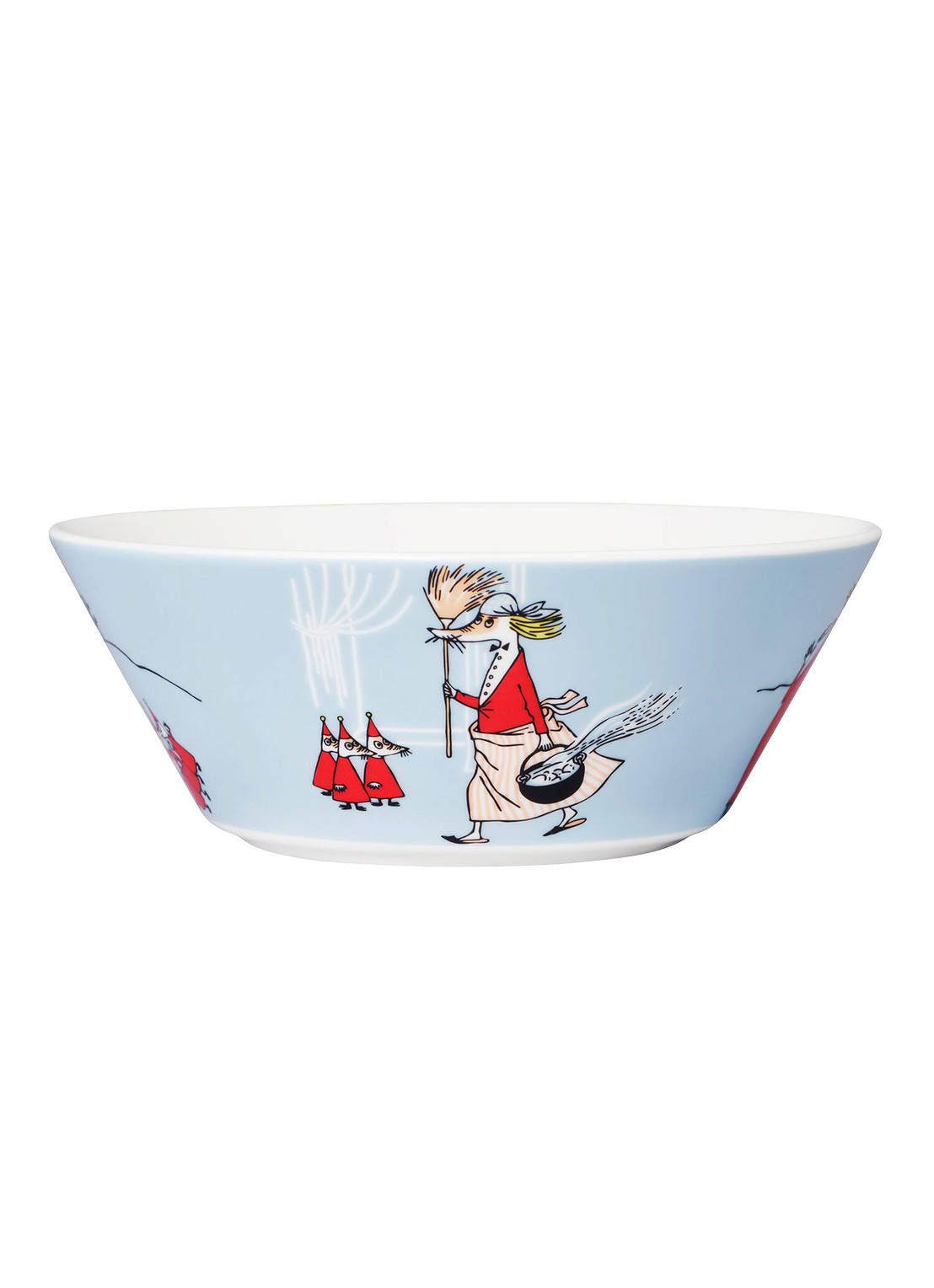 Arabia Moomin Fillyjonk kom 15 cm - voorkant 2 blauwgrijs