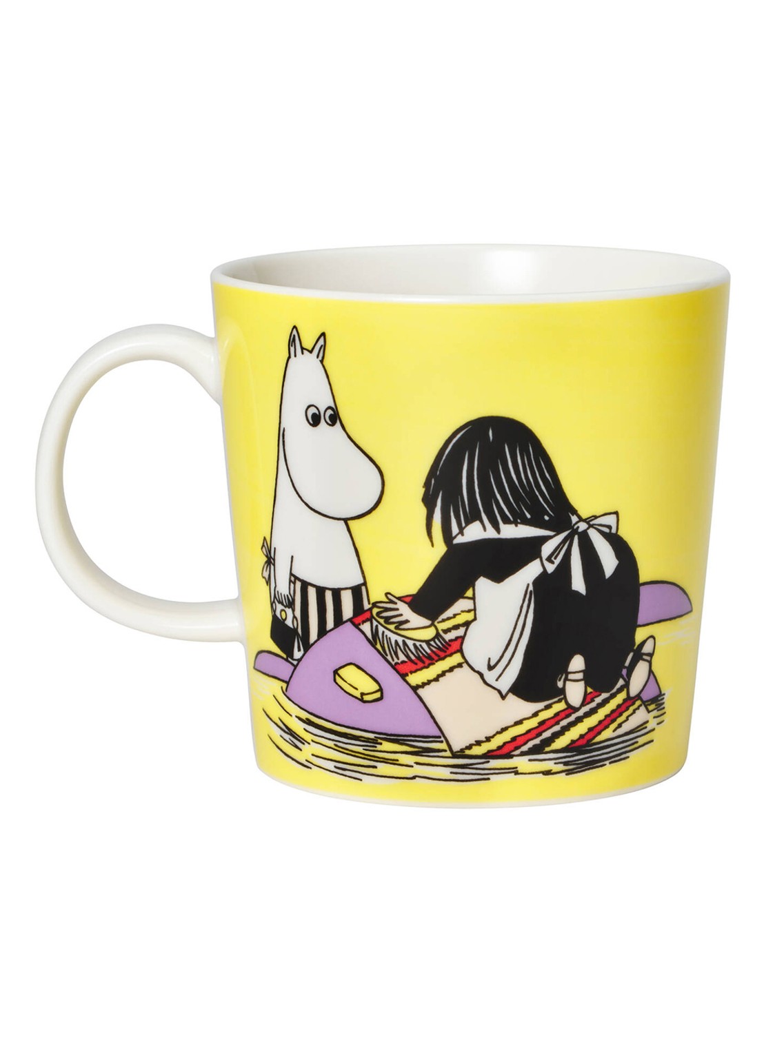 Arabia Moomin kop 30 cl - voorkant 2 geel