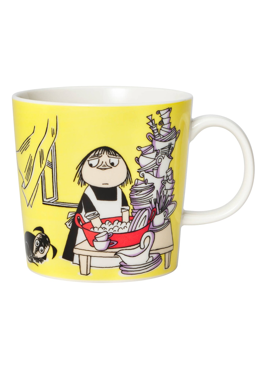 Arabia Moomin kop 30 cl - voorkant 3 geel