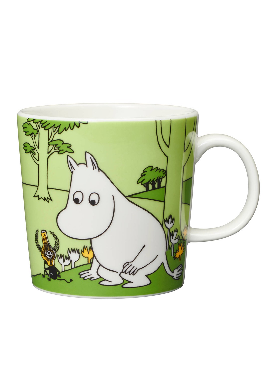Arabia Moomin kopje 30 cl - voorkant lichtgroen