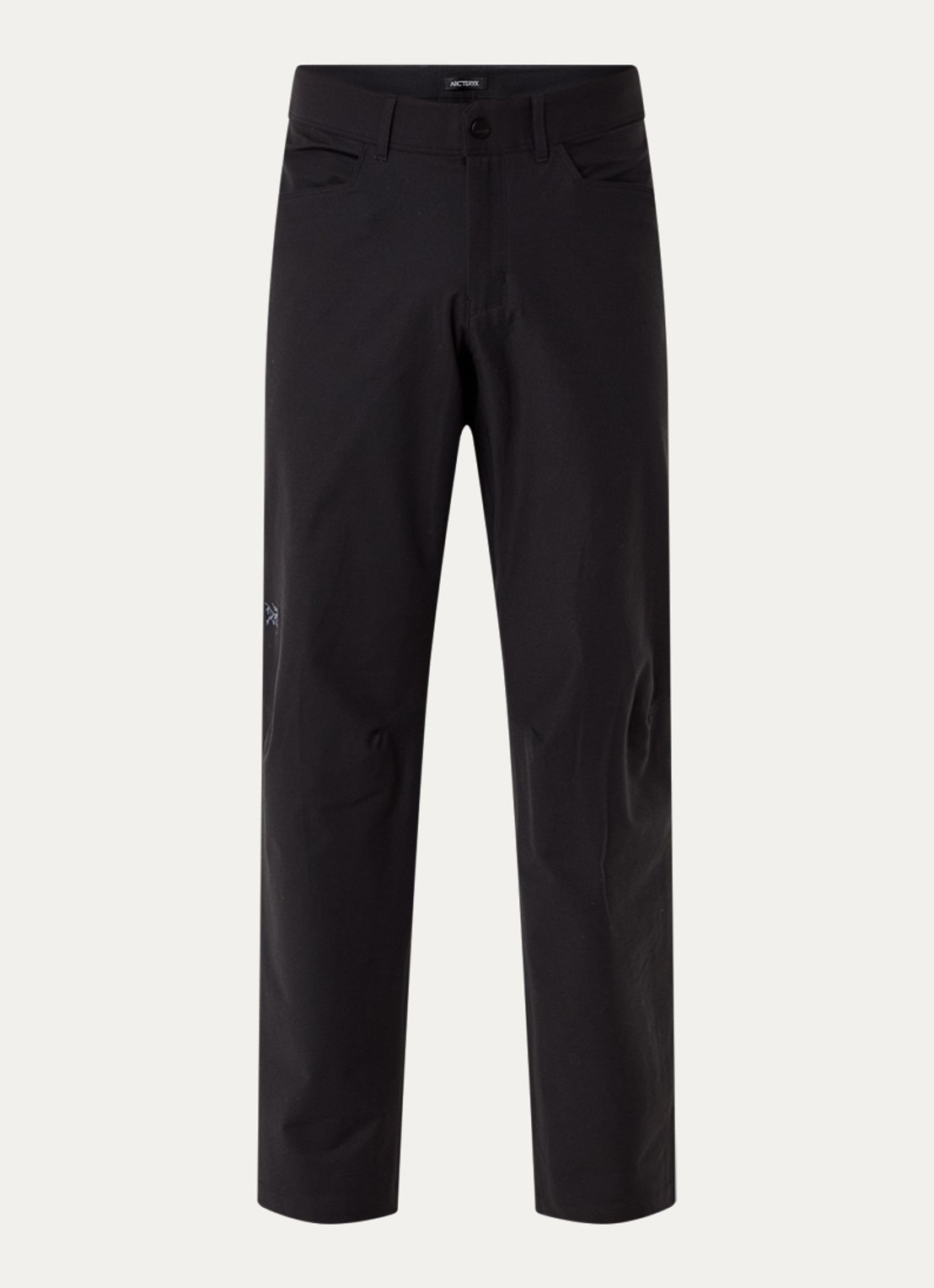 Arc'teryx Atom straight fit cargobroek met steekzakken - voorkant 3 zwart
